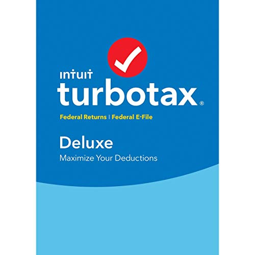 Intuit Turbotax Deluxe Fed, State, E-File 2016, Old Version, for Pc/Mac, Traditional Disc