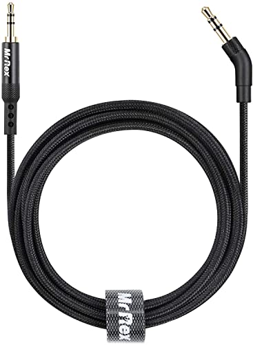 Mr Rex 2,5mm auf 3,5mm Kopfhörer Ersatz-Audiokabel Klinkenkabel Kompatibel mit Bose 700 QuietComfort QC35 QC25 Kopfhörer, JBL E45BT E55BT E65BTNC & AKG Y55 Y50 Y45BT Kopfhörer (1.5m / 5ft, Schwarz)