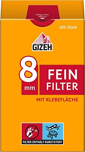 40 Packungen Feinfilter 100er 8mm (40x100) Fein Filter Eindrehfilter