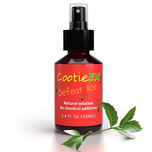 Anti Läuse Abwehr spray von COOTIEEX | 100ml natürliches Repellent Spray gegen Kopfläuse ohne DEET | Läuse vertreiben mit der Kraft der Natur | Kopfläuse & Nissenkamm Alternative