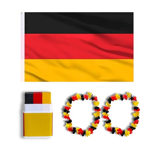 Olympia 2024 Fanartikel Set Olympia Deko Olympische Spiele Deko Deutschland Flagge Olympia 2024 Paris Fanartikel Olympische Spiele Paris Fanartikel WM Deutschland Schminke