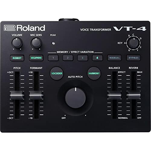 Roland Aira VT-4 Voice Transformer, Harmonizer, Vocoder NEU, Schwarz