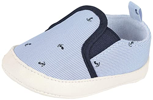 Sterntaler Jungen ABS-KrabbelsöckchenDP Nilpferd Slipper, Blau (Himmel 2301926), 19-20 EU