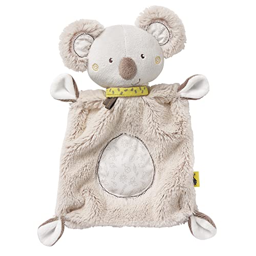 Fehn Schmusetuch Baby Schnuffeltuch mit Koala Köpfchen - Kuscheltuch für Neugeborene - Kuscheltier Spielzeug Stofftier - Plüschtier Stofftuch zum Kuscheln für Babys und Kleinkinder ab 0+ Monaten