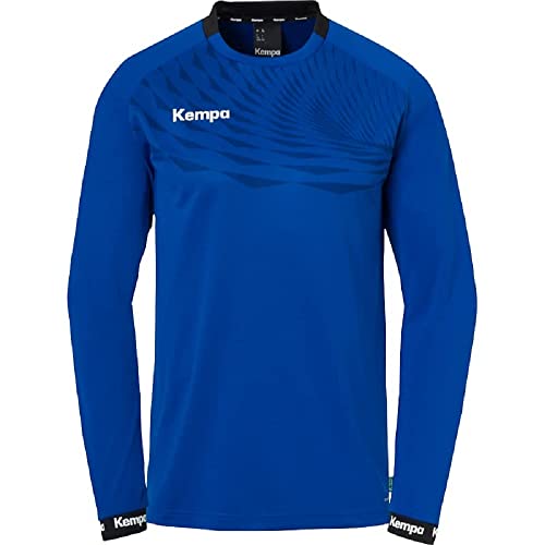 Kempa Wave 26 Longsleeve Unisex Sport Langarmshirt Sport-Pullover Handball Torwart-Trikot Langarm-Pullover für Handball Volleyball Indoor - elastisch und schnelltrocknend, Handball-Trikot, XL