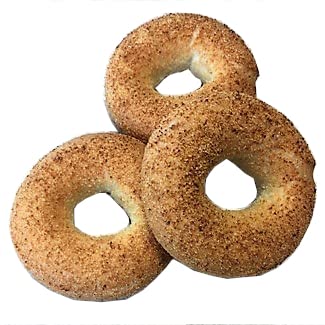 Glutenfreie Bagel 3x 80g täglich frisch auf Basis von Reismehl