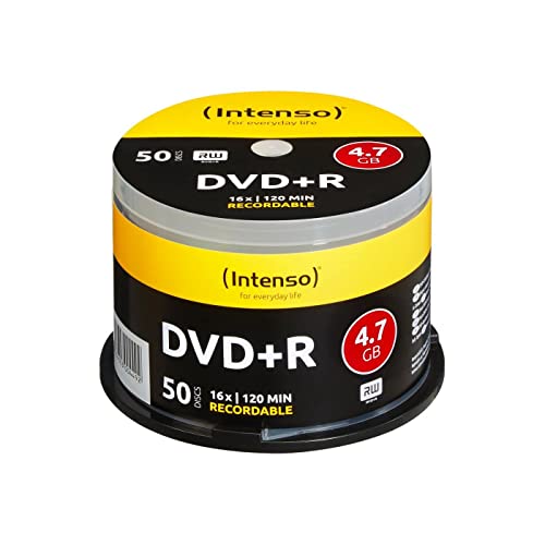 Intenso DVD+R 16x Speed 50er Spindel DVD-Rohlinge