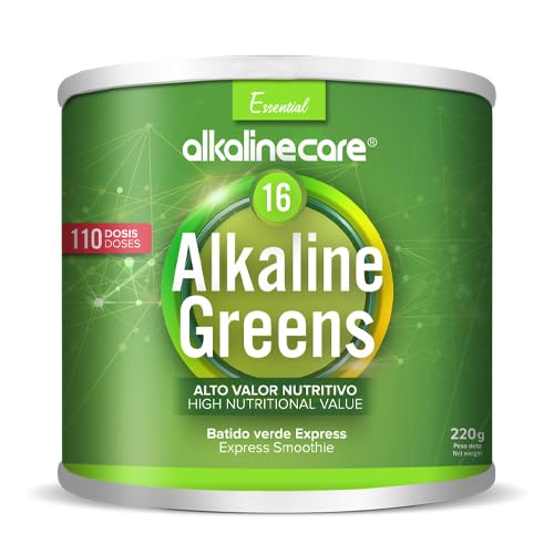 Alkaline Greens (gemahlenes 16 Gemüse, Kräuter und Pflanzen) 220 g Alkaline Care