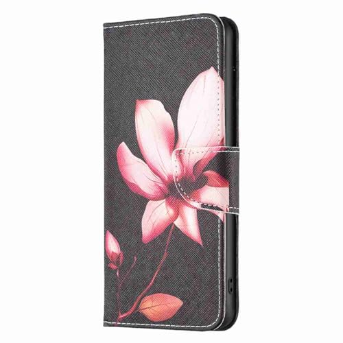 Beddouuk Hülle Kompatibel mit Samsung Galaxy A14 5G,Premium PU Leder Brieftasche Handyhülle Flip Case Cover Klapphülle Handytasche Handy für Samsung Galaxy A14 5G-Lotus