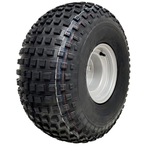 Parnells - 1 Komplettes Rad und Reifen, 22 x 11,00-8 - 4 Bolzen, 100 mm Pcd, 4-Lagig Wanda, Durchmesser 538 mm, 270 mm Breite, 154 kg - für Rasenmäher, Atv-Quad-Anhänger, Buggys, Karts, Off-Road