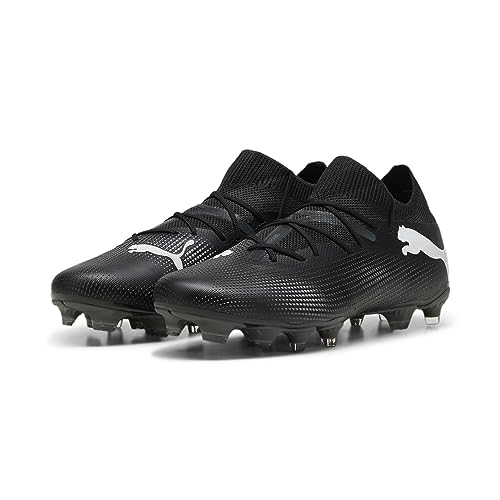 PUMA Herren Future 7 Match Fg/Ag Fußballschuhe, Puma Black Puma White, 42 EU