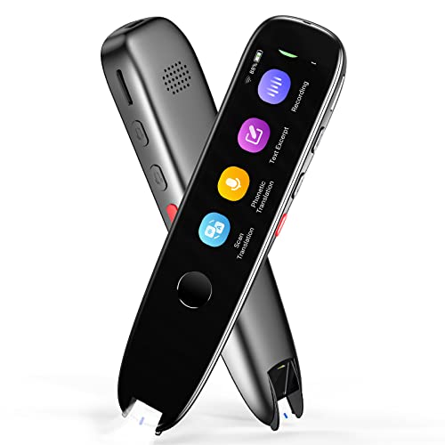 Adelagnes X3 Übersetzer Sprachübersetzer Gerät,Reader Pen Übersetzungsscanner Wörterbuch Stift,Text-To-Speech Scanner Reader Pen,OCR/Wi-Fi,Voice Translator for Business Treffen Reisen Lernen