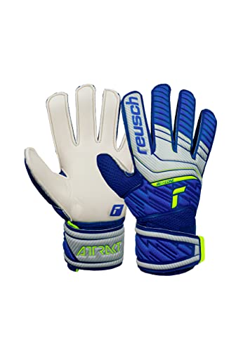 Reusch Unisex Torwarthandschuhe Attrakt Solid Junior vapor gray/deep blue 5