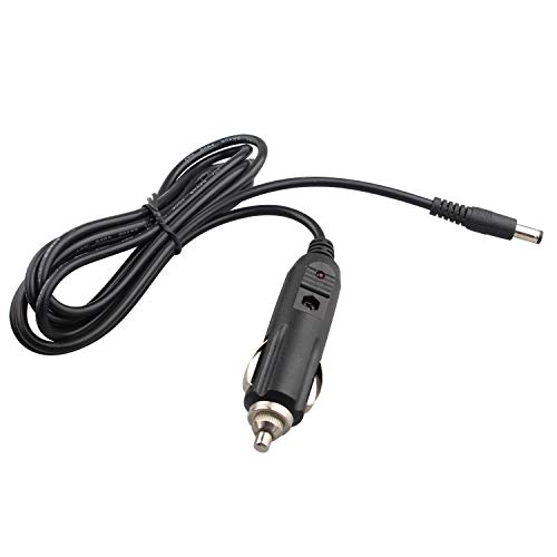 Futheda 12 V 5 A Kfz-Zigarettenanzünder-Netzteil Adapter Stecker auf 2,1 mm-Stecker für Auto-Rückfahrkamera Überwachungs-Monitore oder Motorgerät