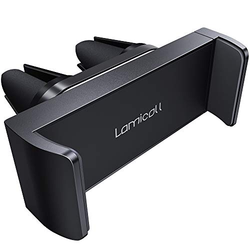 Lamicall Handy Autohalterung, Auto Vent Halterung - Universal 360° KFZ Lüftung Halter für iPhone 15 14 Pro Max Plus, SE, 13 12 Pro Max Mini, 11 Pro, Xs, X, XR, 8, 7, 6, Samsung S10, Huawei, Smartphone