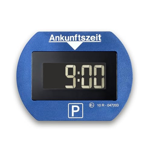 Needit elektronische Parkscheibe Park Lite I automatische Parkscheibe elektrisch mit Zulassung vom Kraftfahrt-Bundesamt I Digitale Parkuhr mit 2 Displays & vielen Funktionen, langlebig & zuverlässig