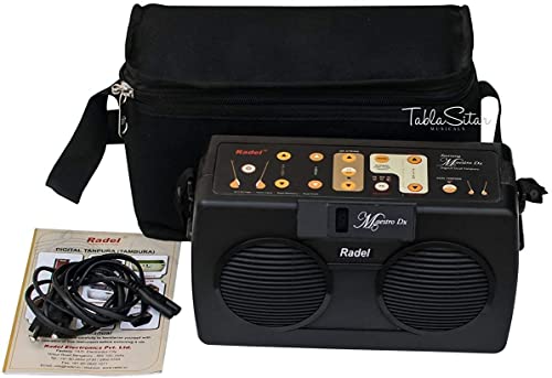 KRISHA KRAFTS Radel bei Maestro DX Electronic Tanpura Shruti Box (schwarz) Electronic Tanpura - RADEL Saarang Maestro Dx Electronic Tanpura - Tambura, Digital Tanpura Box, Tanpura Sampler,