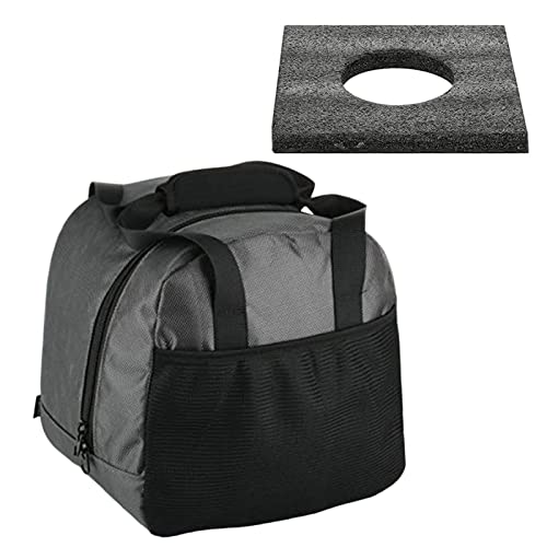 SYNYEY Bowlingkugel-Tasche - Bowling-Einkaufstasche mit gepolstertem Ballhalter,Bowlingtasche für einzelne Kugeln, Handtücher, Wasserflaschen, Klebeband einfach aufbewahren