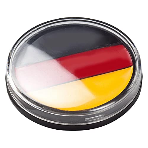 Fanschminke abwaschbar - EM 2024 - Schminkstift Schminkdose Fanfarben Make-Up Schwarz-Rot-Gold