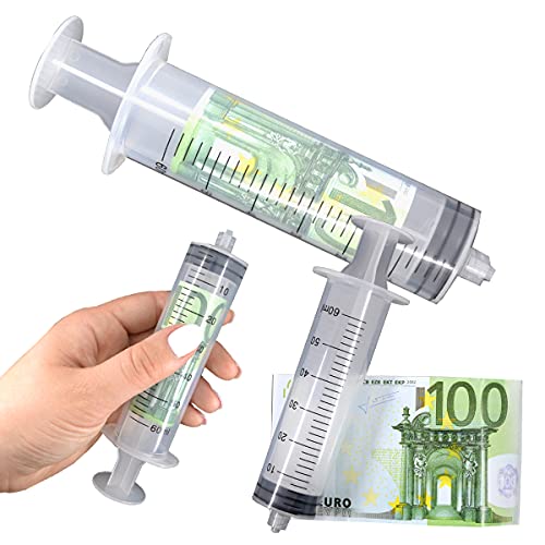 Geldspritze Finanzspritze Geldgeschenk Lustig Geschenkidee Geld Geschenk Box ca.15cm