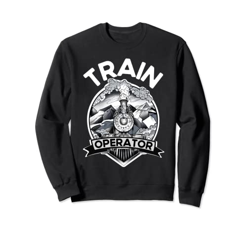 Eisenbahnbetreiber Goth Train Track Eisenbahn Fan Eisenbahn Arbeiter Sweatshirt