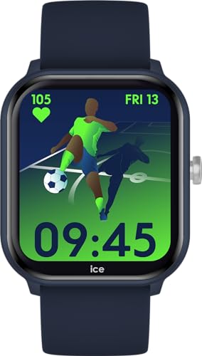 ICE-WATCH - Ice smart junior 2.0 Blue - Blaue Connected Watch für Kinder mit blauem Silikonarmband - 022792(1,75 inch)