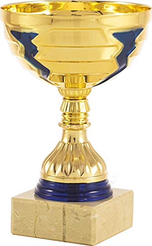 Art-Trophies AT81186 Sport-Trophäe, Gold/Blau, 9 cm