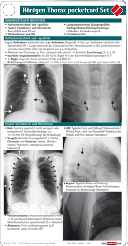 Röntgen Thorax pocketcard Set