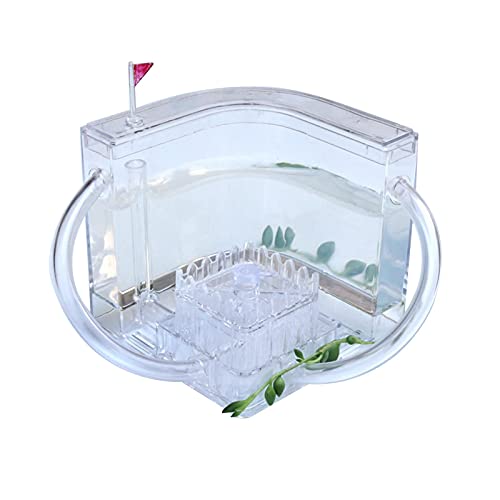 Ameisenfarm Ameisen Schloss, Ameisennest Ameisen Lebensraum Beobachtungsset, Acryl Ameisen Haus Ameisen Terrarium mit Gel Ökosystem, Naturwissenschaft Pädagogisches Lernspielzeug für Kinder