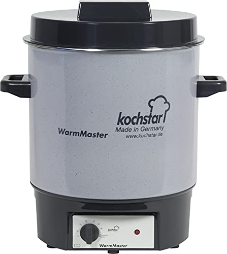 Kochstar WECK Einkochautomat WarmMaster Basic (Einkochtopf mit Thermostat, ohne Uhr, 230V, 1800 W, 27 L) 24115, 41.5 x 45.5 x 36.7 cm aus Emaille