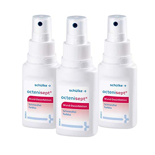 Schülke 3x 50 ml Schülke Octenisept® Wund Desinfektion Antiseptikum Wundbehandlung, schmerzfrei