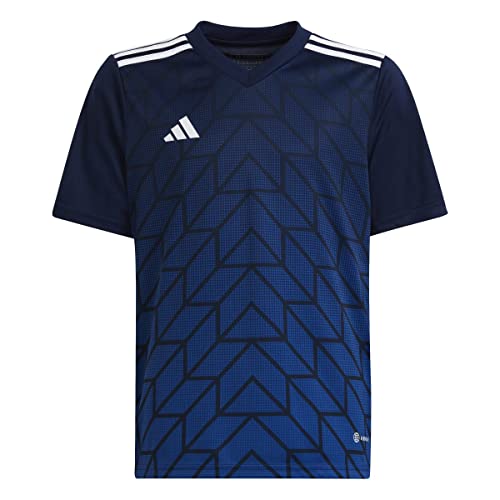 Adidas Boys Jersey (Short Sleeve) Team Icon 23 Jersey, Team Navy Blue 2, HR2653, 152