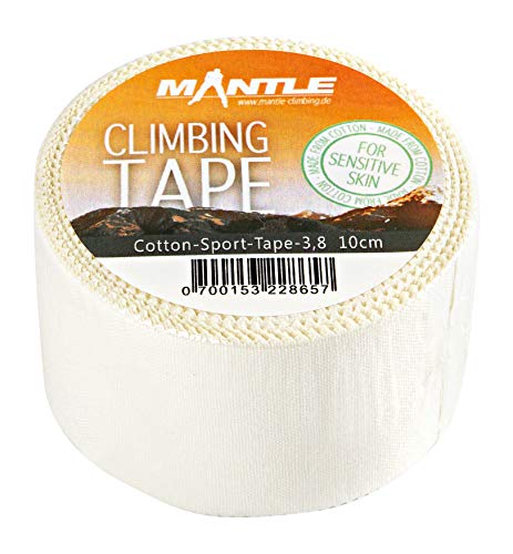 Mantle Fingertape 3,8cm x 10m 1 Rolle weiß Klettern Bouldern Kampfsport Volleyball Handball Basketball Kraftsport Sporttape