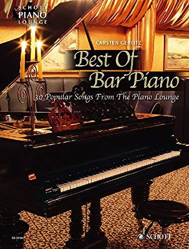 Best Of Bar Piano - Songbook für Klavier von Carsten Gerlitz - 30 populäre Songs aus der Piano Lounge mit bunter herzförmiger Notenklammer