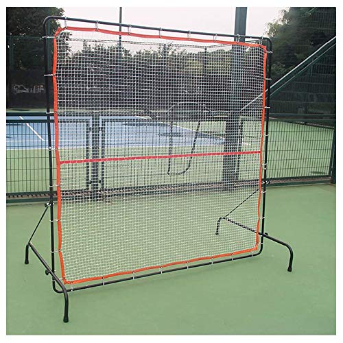 Langlebiges, faltbares Tennis-Rückprallnetz, tragbar, ausgezeichnetes Tennistraining, Rückprallwand für Tennis und Schläger, Sportball-Rückwand, 1,8 x 1,8 m