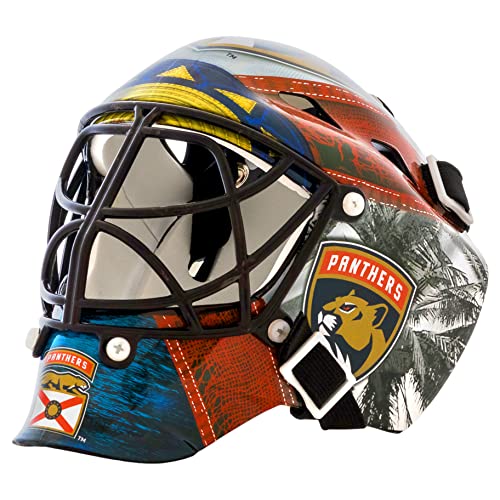 Franklin Sports Eishockey-Sammelartikel Torwart-Helm Mini, Design: Logo Einer NHL-Mannschaft, Unisex, 7784F18, Florida Panthers, Einheitsgröße