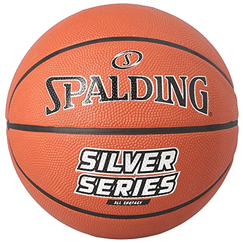 Spalding Silver Ballon de Basket Mixte