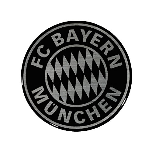 FC Bayern München 3D Aufkleber Logo schwarz etiqueta engomada/Sticker/autocollant 3D Sticker, Autoaufkleber FCB