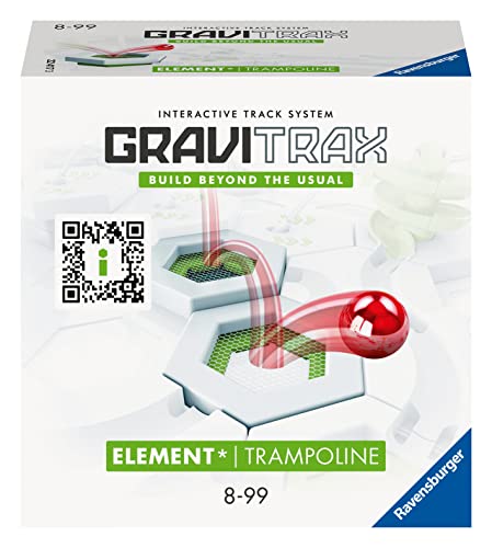 Ravensburger GraviTrax Element Trampolin 22417 - Erweiterung für deine Kugelbahn - Murmelbahn und Konstruktionsspielzeug ab 8 Jahre