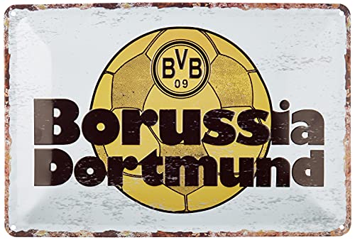 Borussia Dortmund BVB-Blechschild Retro