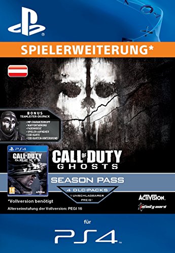 Call of Duty: Ghosts - Season Pass [Zusatzinhalt] [PS4 PSN Code für österreichisches Konto]