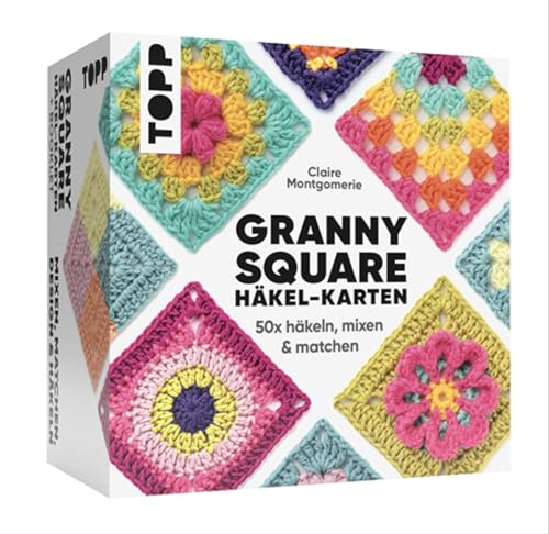 Granny Square Häkel-Karten (Deutsche Ausgabe). 50x häkeln, mixen und matchen. Mit Häkelschrift und Foto zu jedem Granny Square und praktischem So-geht's-Booklet, Yellow