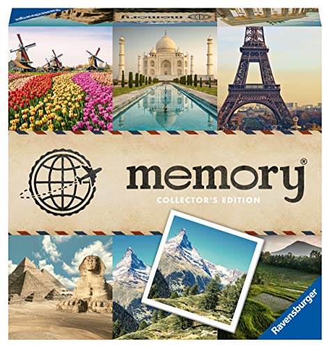 Ravensburger Collector's memory® Schönste Reiseziele 27379 - Das weltbekannte Gedächtnisspiel mit Bildern von Traumorten, ein besonderes memory® und eine tolle Inspiration für Reiselustige