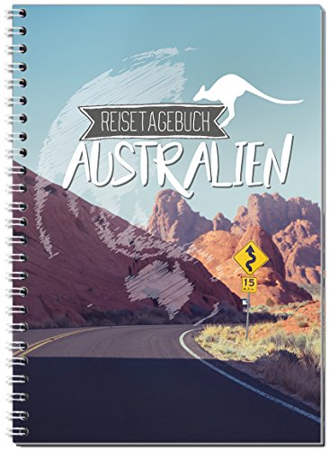 Reisetagebuch Australien zum Selberschreiben/Notizbuch A5 Ringbuch mit 120 Seiten/Packliste, Reiseplan, Zitate, Fun Facts, spannende Reise-Challenges - Von Sophies Kartenwelt