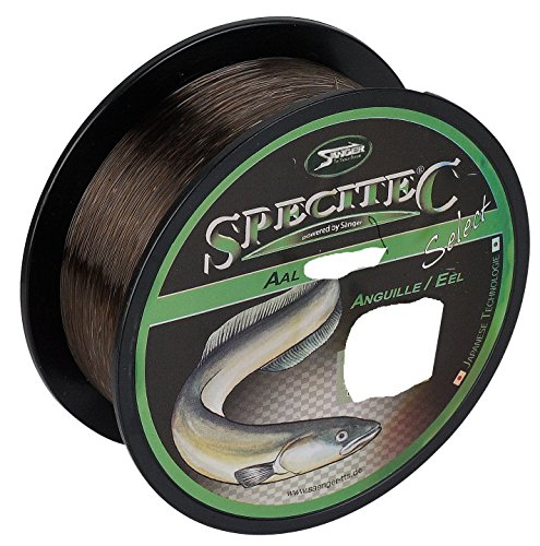 Specitec " Aal " Schnur Ø 0,30mm -Farbe: Night Brown - Angelschnur monofil Zielfischschnur