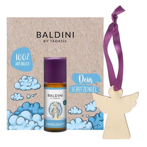 Baldini Mini-Duftset Engelduft 10ml mit Holzengel