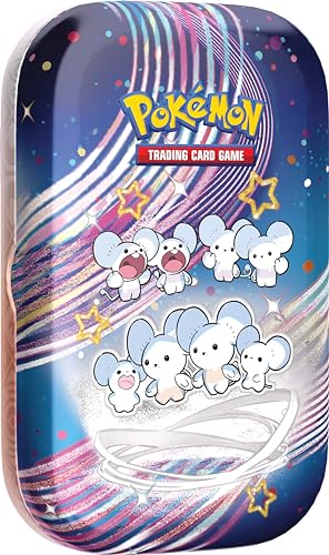 Pokémon-Sammelkartenspiel: Mini-Tin-Box Karmesin & Purpur – Paldeas Schicksale: Famieps (2 Boosterpacks, 1 Sticker & 1 Bildkarte)