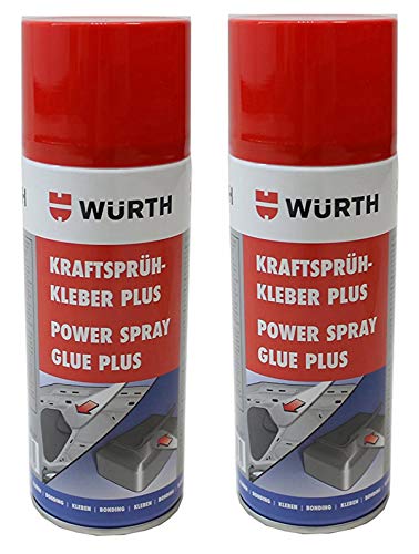 Würth Kraftsprühkleber Plus 2x 400ml extra starker Sprüh kleber