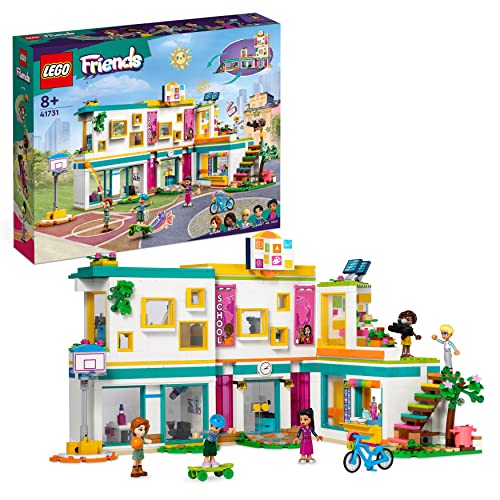 LEGO 41731 Friends Internationale Schule, Modular Building Spielzeug zum Bauen für Mädchen und Jungen ab 8 Jahren mit Mini-Puppen Aliya, Oli, Autumn aus der Serie 2023