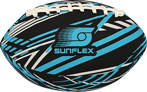 Sunflex Neopren American Football Action Pro | sehr griffig und lässt sich ideal Werfen und Fangen | Ball weich und leicht für den Strand und den Garten| extrem robust und für jede Altersgruppe